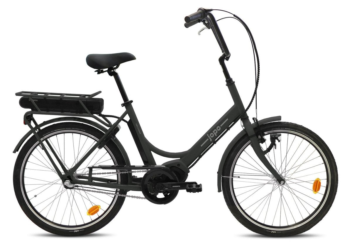 Helkama E - Jopo - Sähkökaupunkipyörät - Musta - OneSize = 139cm - 190cm - | Bikexpert