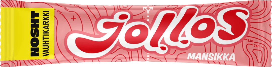 Nosht Jollos Vauhtikarkki - Mansikka - Energiapatukat - | Bikexpert