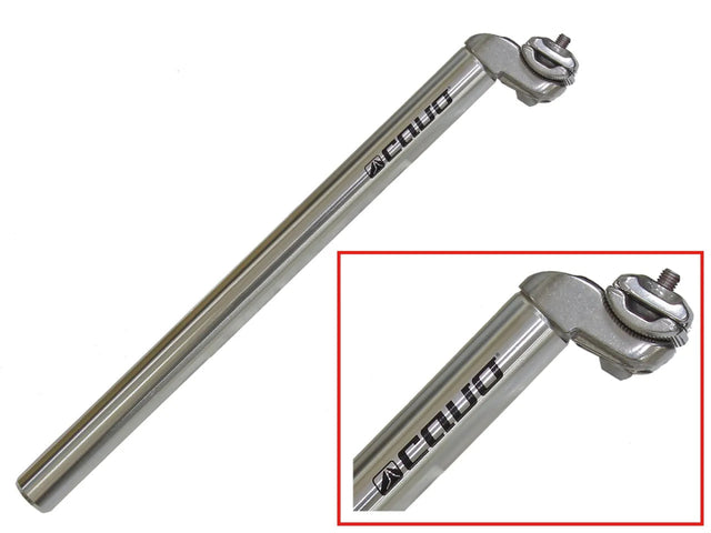 Cavo Istuintolppa 28.6x400, alumiini, hopea - Istuintolpat - | Bikexpert