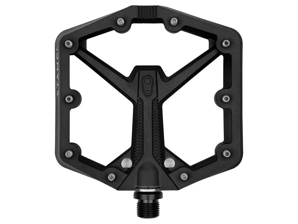 Crankbrothers Stamp 1 Large Gen. 2 - Flat polkimet - Musta - | Bikexpert