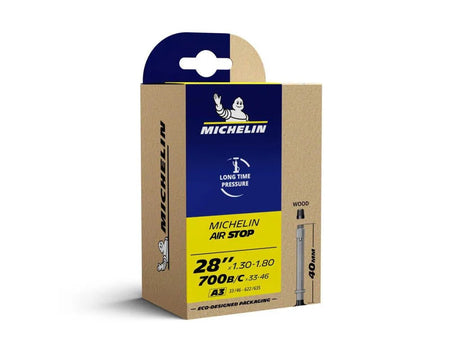 Michelin Airstop tube 28" 700 x 33 - 46c Dunlop 40 mm - Sisärenkaat - 28" - | Bikexpert