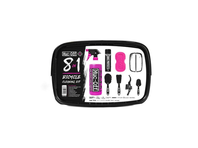 Muc - Off 8 - 1 Bike Cleaning Kit - Pesu ja työkalu sarja - | Bikexpert