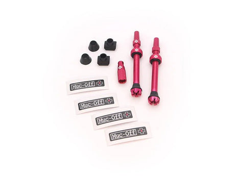 Muc - Off Tubeless Valve Kit V. 2.0 - Tubeless venttiilit - 44mm - Pinkki - | Bikexpert