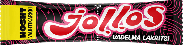 Nosht Jollos Vauhtikarkki - Vadelma Lakritsi - Energiapatukat - | Bikexpert